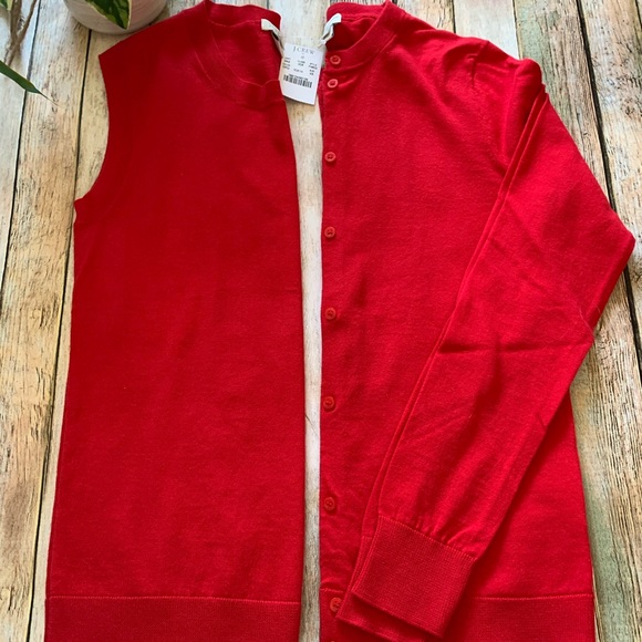 Red cardigan sweater - Picture 2 of 2